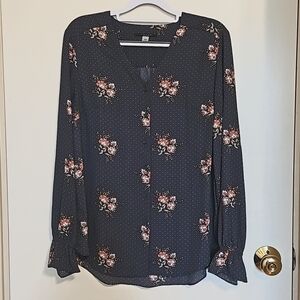 T TAHARI Long Sleeve Blouse